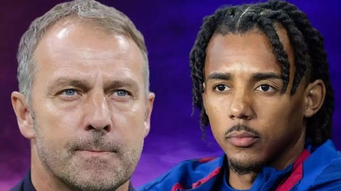  Hansi Flick cất Jules Kounde nhằm một tiễn hạ hai chim